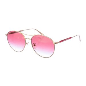 Женские металлические солнцезащитные очки овальной формы LO133S56 Longchamp