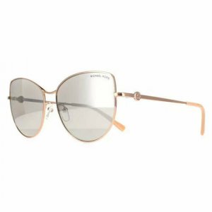 Солнцезащитные очки MK1062, золотой, серебряный MICHAEL KORS. Цвет: золотистый/розовый/серебристый/серый