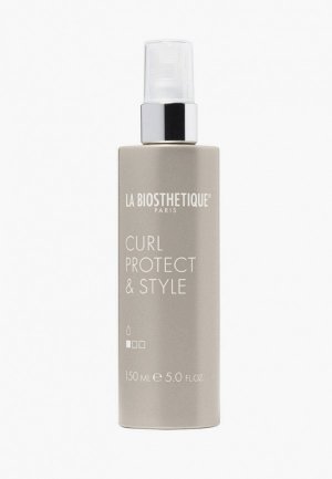 Спрей для волос La Biosthetique Термозащитный укладки кудрей Curl Protect & Style  150 мл. Цвет: бежевый