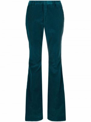 Расклешенные вельветовые брюки ETRO. Цвет: синий
