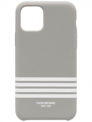 Чехол для iPhone 11 Pro с полосками 4-Bar Thom Browne. Цвет: 035 med grey