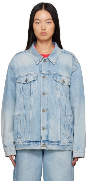 Синий - Джинсовая куртка Denim Trucker Marc Jacobs