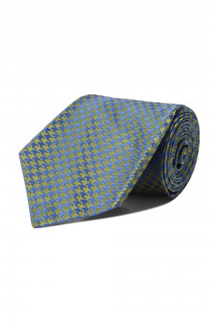 Шелковый галстук Kiton. Цвет: зелёный