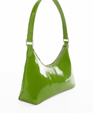 Женская сумка через плечо с короткой ручкой MANGO, зеленый Mango