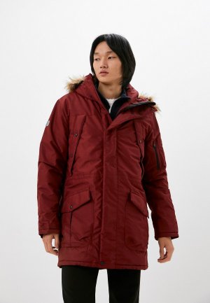 Куртка утепленная Cosmo-Tex Аляска бургудия. Цвет: бордовый