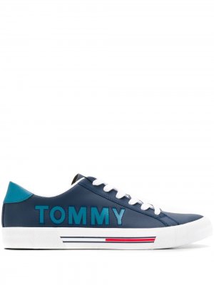 Кеды на шнуровке Tommy Jeans. Цвет: синий