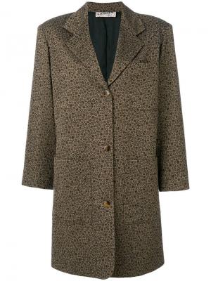 Пальто Gibo Jean Paul Gaultier Vintage. Цвет: коричневый