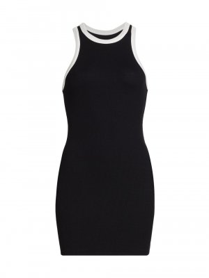 Трикотажное платье Kiki в рубчик , черный Splits59