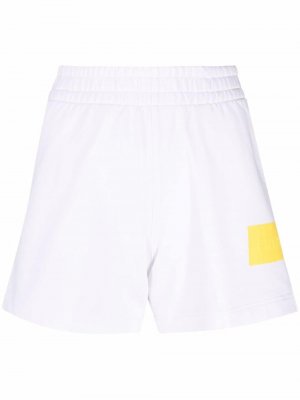 Спортивные шорты с логотипом Calvin Klein Jeans. Цвет: белый