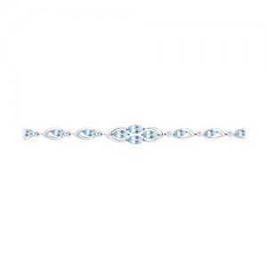Браслет из серебра с топазами 94-350-00657-1 16 Diamant