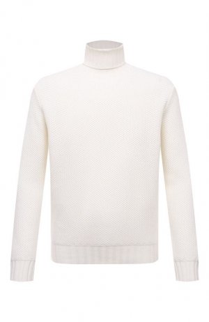 Шерстяной свитер Giampaolo. Цвет: белый