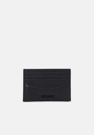 Кошелек MINIMAL FOCUS CARDHOLDER UNISEX , цвет black smooth Calvin Klein