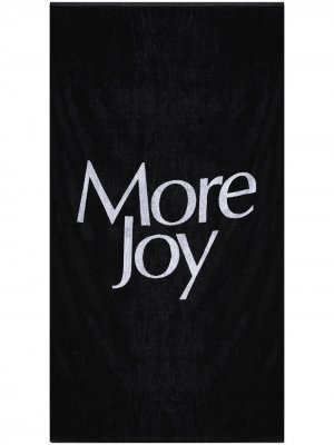 Полотенце с логотипом More Joy. Цвет: черный