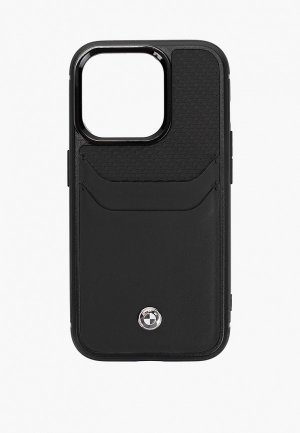 Чехол для iPhone BMW 15 Pro, с кардслотом. Цвет: черный