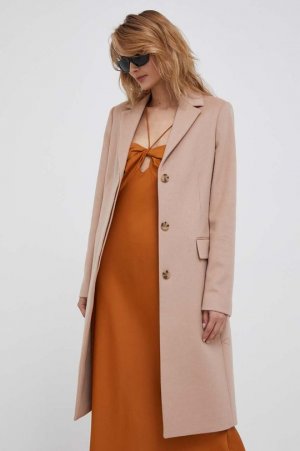 Шерстяное пальто , розовый Calvin Klein