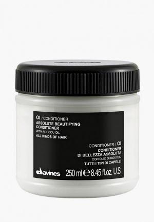 Кондиционер для волос Davines Ol Essential Haircare. Цвет: белый