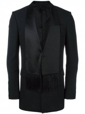 Пиджак с лацканами-шарфом Givenchy. Цвет: черный