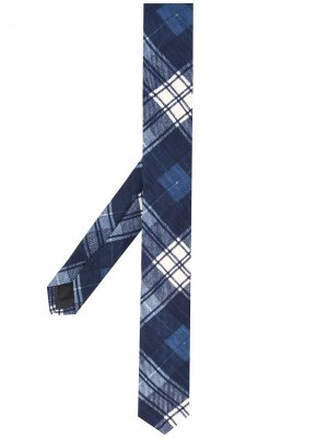 Клетчатый галстук 1990-х годов Gianfranco Ferré Pre-Owned. Цвет: синий