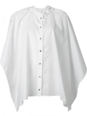 Рубашка-накидка Mm6 Maison Margiela. Цвет: белый