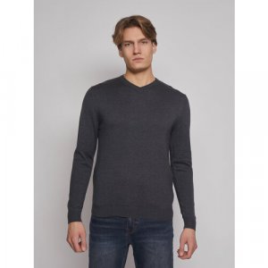 Пуловер, размер XXL, темно-серый Zolla. Цвет: темно-серый