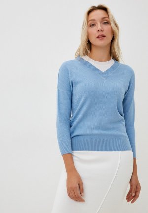 Пуловер Ancora Collection. Цвет: голубой