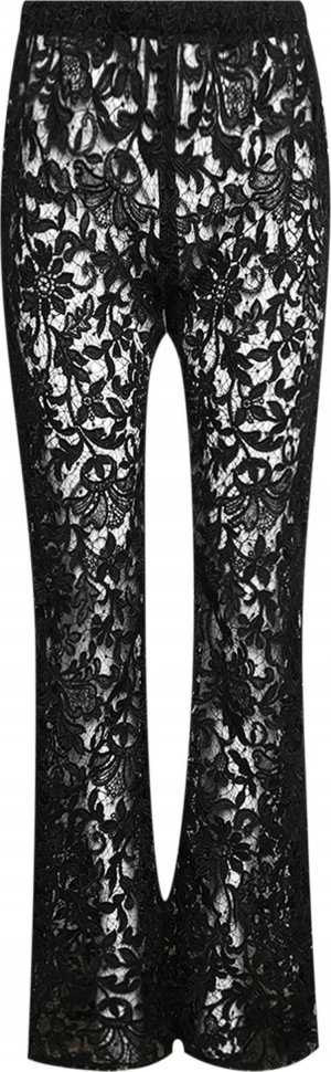 Брюки Pants In Guipure Lace 'Black', черный Saint Laurent