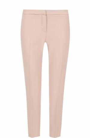 Укороченные брюки прямого кроя со стрелками Ermanno Scervino. Цвет: розовый