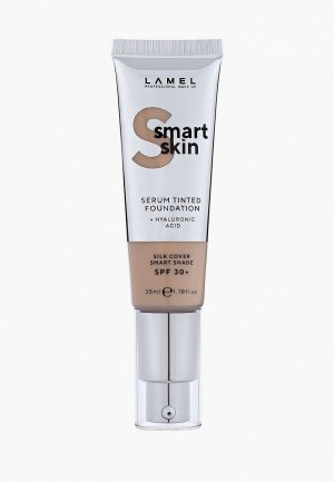 Тональное средство Lamel Тональная основа-сыворотка Smart Skin Serum Tinted Foundation тон 404