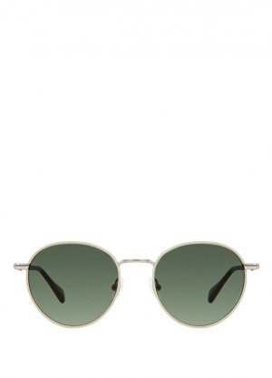 Солнцезащитные очки унисекс xs verona 6701 8 овальные серебристо-бежевые Gigi Studios