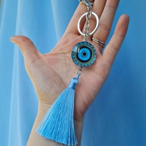 Бирка для ключей Сувениры И подарки Мари. Цвет: синий