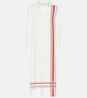 Платье Agatha из эластичного шелкового джерси LORO PIANA, белый Piana