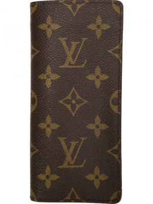 Чехол для очков Louis Vuitton Vintage. Цвет: коричневый
