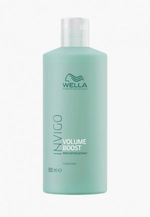 Маска для волос Wella Professionals INVIGO VOLUME BOOST плотности, 500 мл. Цвет: прозрачный