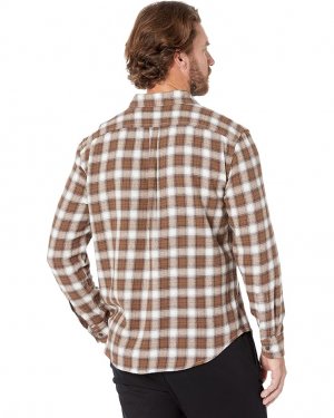 Рубашка Dockers Regular Fit Two-Pocket Work Shirt, цвет Dark Ginger Blackhawk Plaid