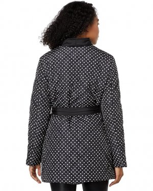 Куртка Belted Quilted Jacket, цвет Printed Dot Kate Spade New York