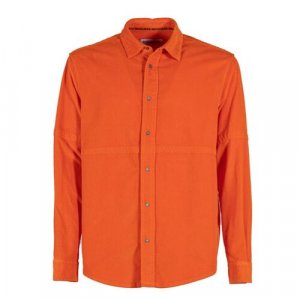 Рубашка , размер 39, оранжевый BIKKEMBERGS. Цвет: оранжевый
