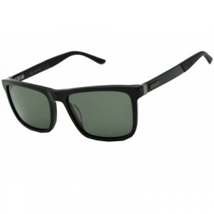 Солнцезащитные очки 308, черный, зеленый Megapolis. Цвет: черный/зеленый
