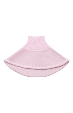 Шерстяной шарф-манишка Catya. Цвет: розовый