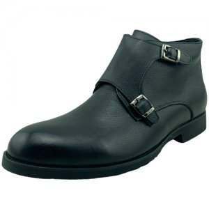 Mirko Osvaldo ботинки деми--кожа монки (2390) Размер: 40, Цвет: Черный. Цвет: черный