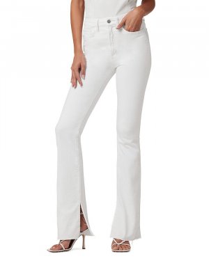 Белые джинсы с высокой посадкой и разрезом на кромке Hi Honey Joe's Jeans Joe's