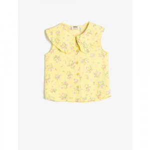 Рубашка , размер 7-8 лет, желтый KOTON. Цвет: желтый