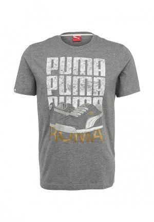 Футболка Puma Sneaker Tee. Цвет: серый