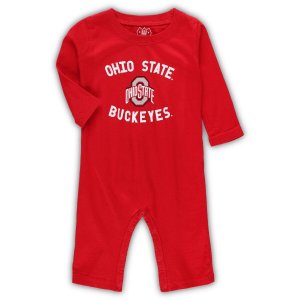 Джемпер с длинными рукавами Infant Wes & Willy Scarlet Ohio State Buckeyes Core Unbranded