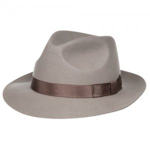 Шляпа федора CHRISTYS CHEPSTOW cwf100011, размер 61. Цвет: серый