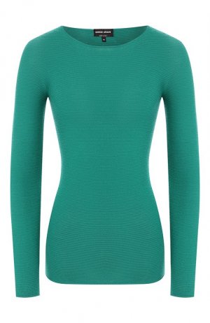 Пуловер Giorgio Armani. Цвет: зелёный