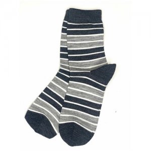 Носки детские , merino, размер 39-41 Airwool. Цвет: синий/серый
