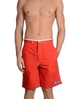 Пляжные брюки и шорты FORDOCKS. Цвет: красный