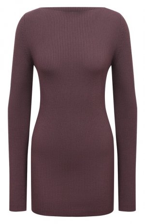 Шерстяной пуловер Rick Owens. Цвет: фиолетовый