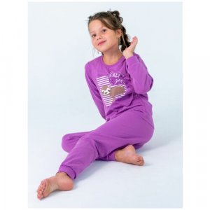 Пижама Lets Go, размер 98, фиолетовый Let's Go. Цвет: лиловый/фиолетовый