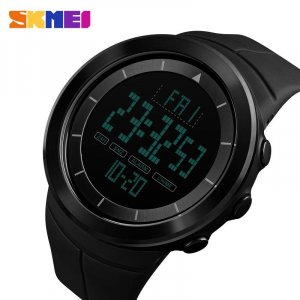 SKMEI мужские спортивные часы с данными, многофункциональные цифровые секундомером, для бега, будильник, двойным обратным отсчетом мужчин